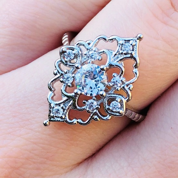 NWOT antique silver ring - Picture 2 of 2